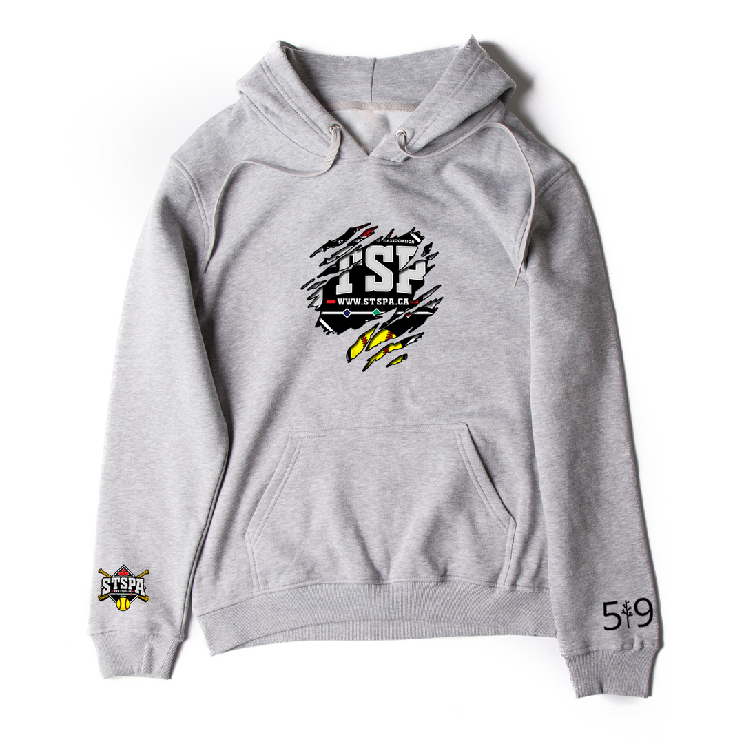 ST. THOMAS SLO PITCH DISTRESSED HOODIE (UNISEX)