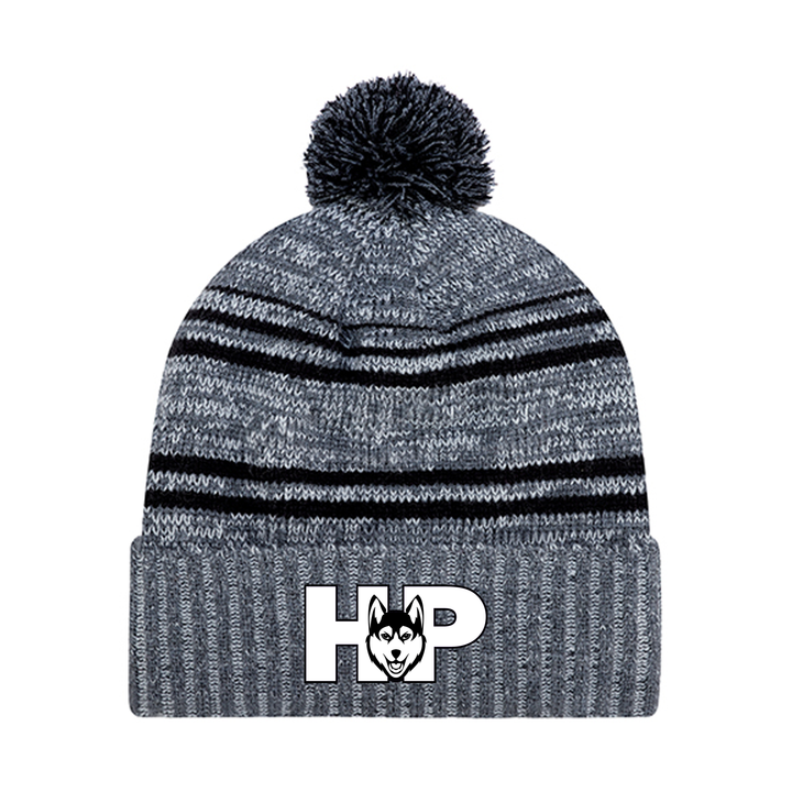 HURON PARK EMBROIDERED POM-POM TOQUE
