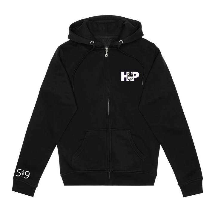 HUSKIES EMBROIDERED ZIP-UP (UNISEX)