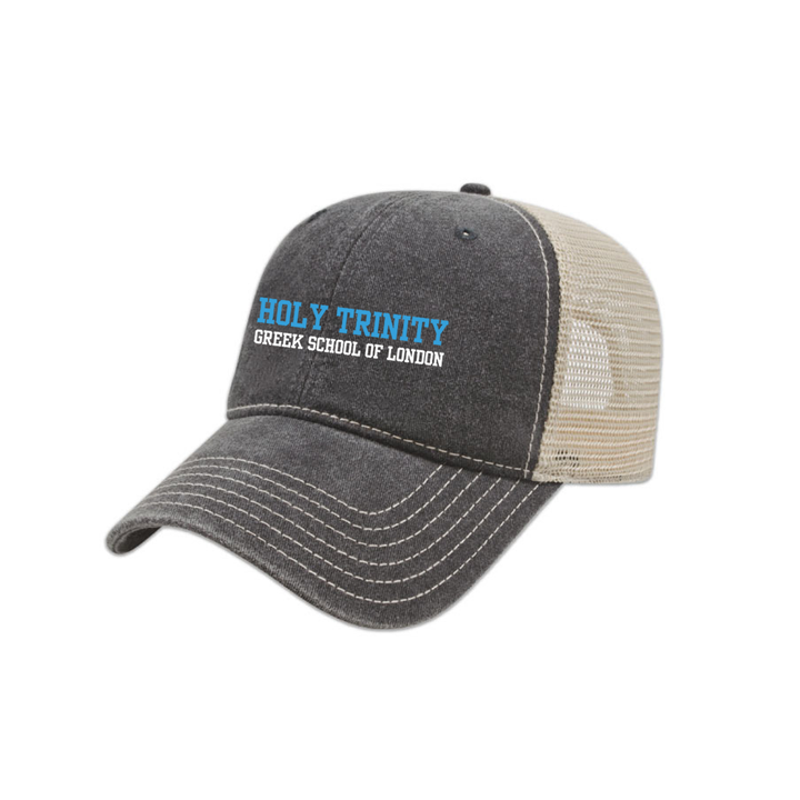 HOLY TRINITY EMBROIDERED VINTAGE MESHBACK HAT