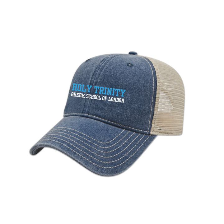 HOLY TRINITY EMBROIDERED VINTAGE MESHBACK HAT
