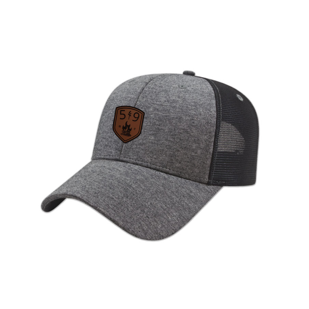 519 CAMPFIRE HEATHERED MESHBACK HAT (UNISEX)