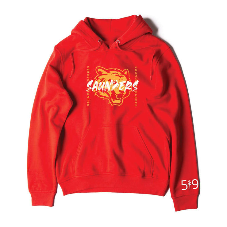 SAUNDERS BRUSHED HOODIE (UNISEX)