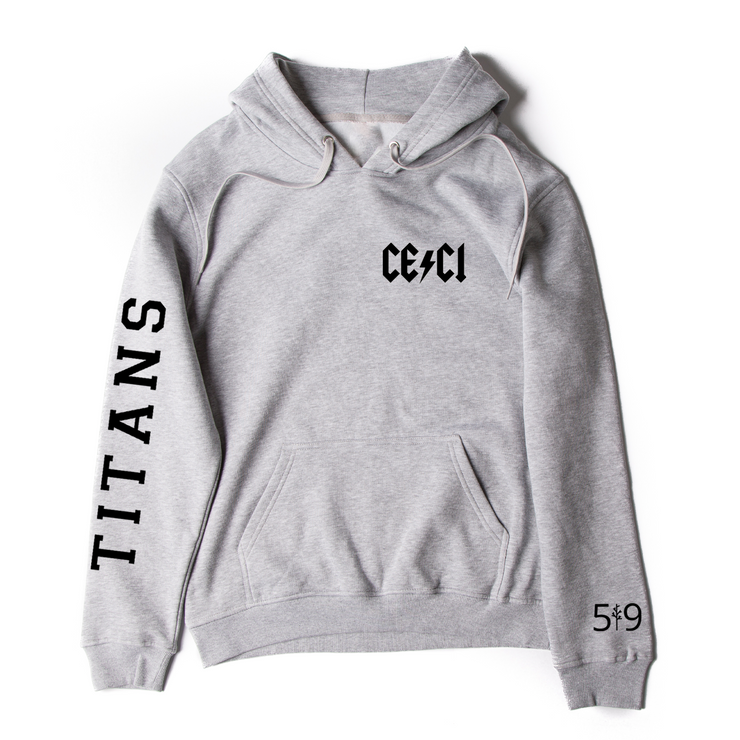 CENTRAL ELGIN SLEEVE LOGO HOODIE (UNISEX)
