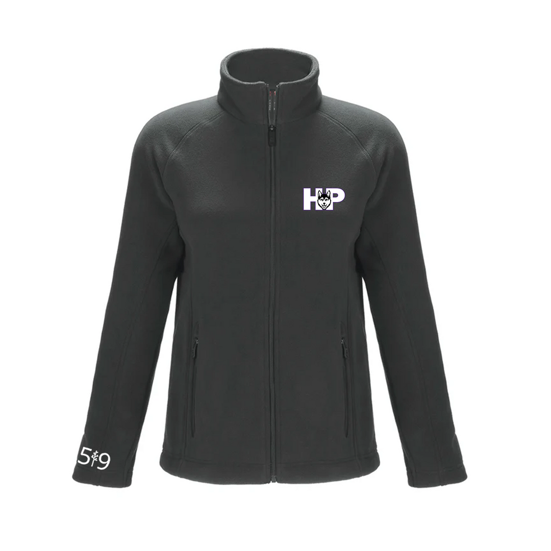 HURON PARK EMBROIDERED MICROFLEECE ZIP-UP (WOMENS)