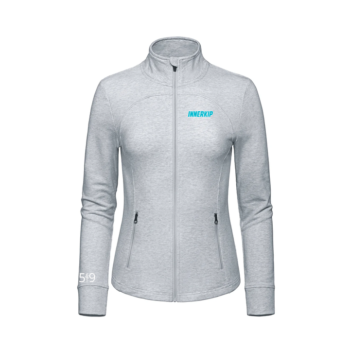 INNERKIP EMBROIDERED FRENCH TERRY ZIP-UP (WOMENS)