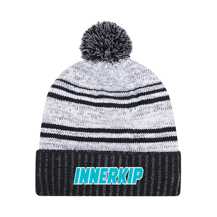 INNERKIP EMBROIDERED POM-POM TOQUE