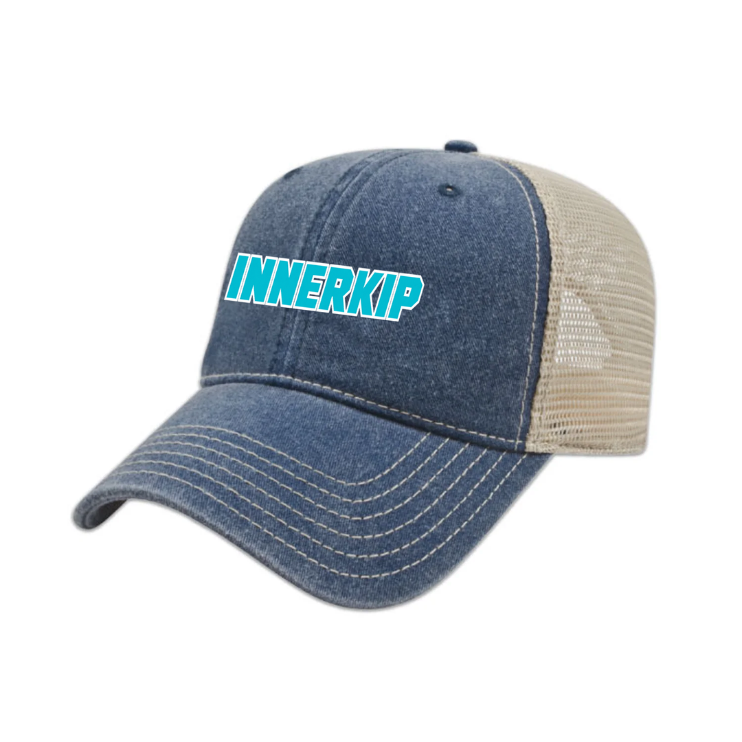 INNERKIP EMBROIDERED VINTAGE TRUCKER CAP