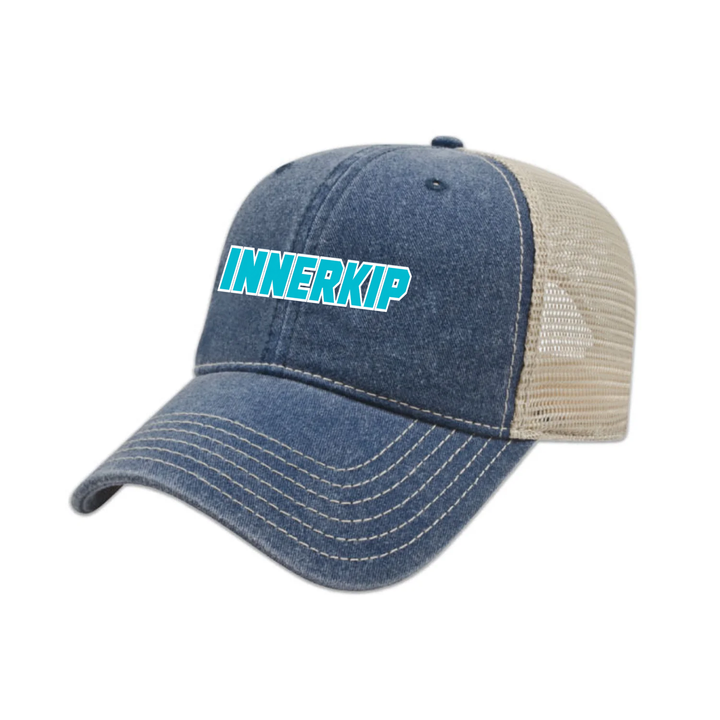 INNERKIP EMBROIDERED VINTAGE TRUCKER CAP