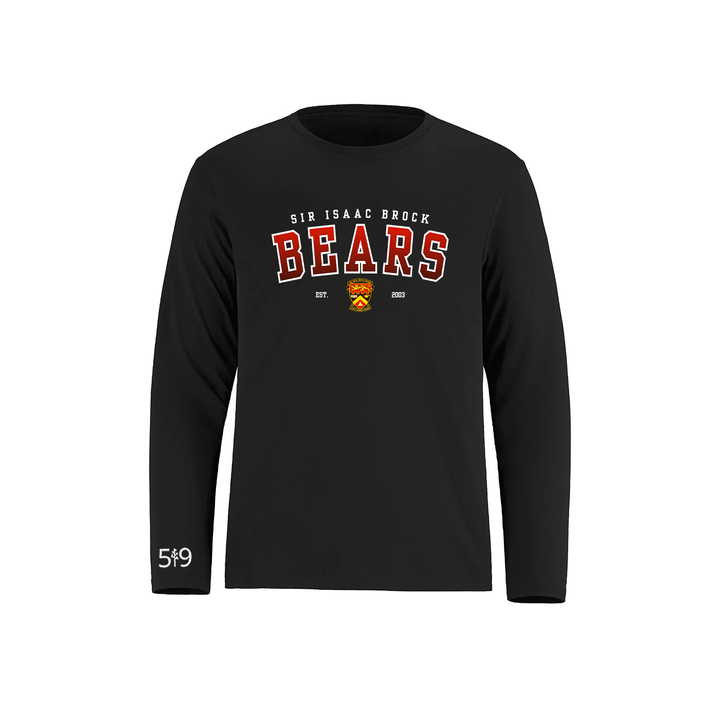 SIR ISAAC BROCK BEARS ATHLETIC LONG SLEEVE (UNISEX)