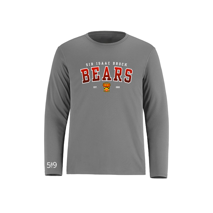 SIR ISAAC BROCK BEARS ATHLETIC LONG SLEEVE (UNISEX)