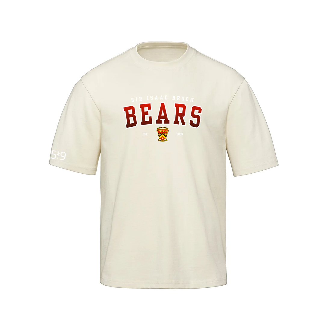 SIR ISAAC BROCK BEARS OVERSIZED TEE (UNISEX)