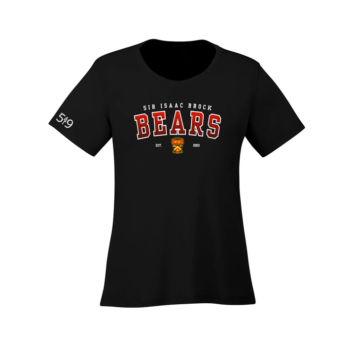 SIR ISAAC BROCK BEARS ATHLETIC TEES (WOMENS)