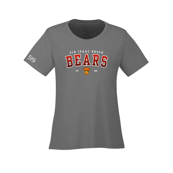 SIR ISAAC BROCK BEARS ATHLETIC TEES (WOMENS)