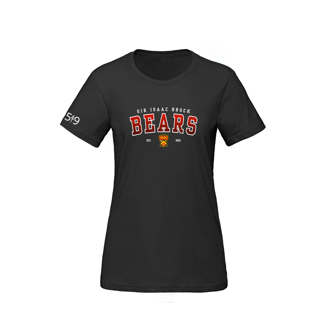 SIR ISAAC BROCK BEARS TEE (WOMENS)