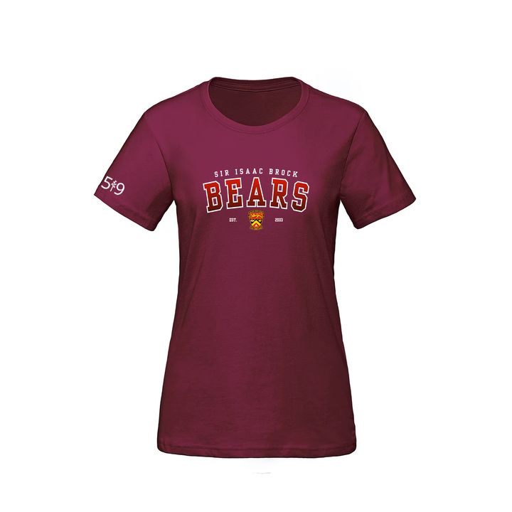 SIR ISAAC BROCK BEARS TEE (WOMENS)
