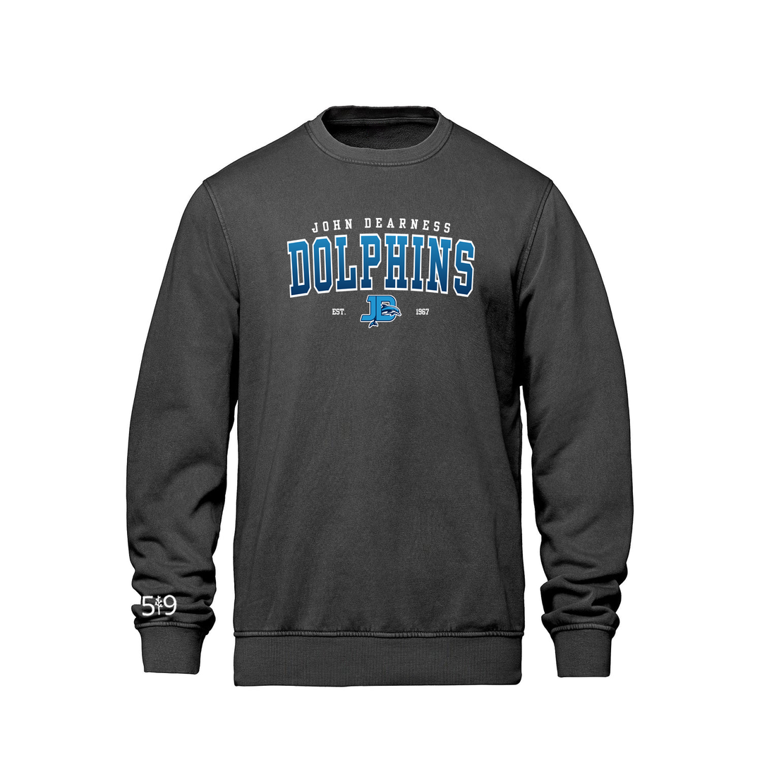 JOHN DEARNESS VARSITY RETRO CREW (UNISEX)