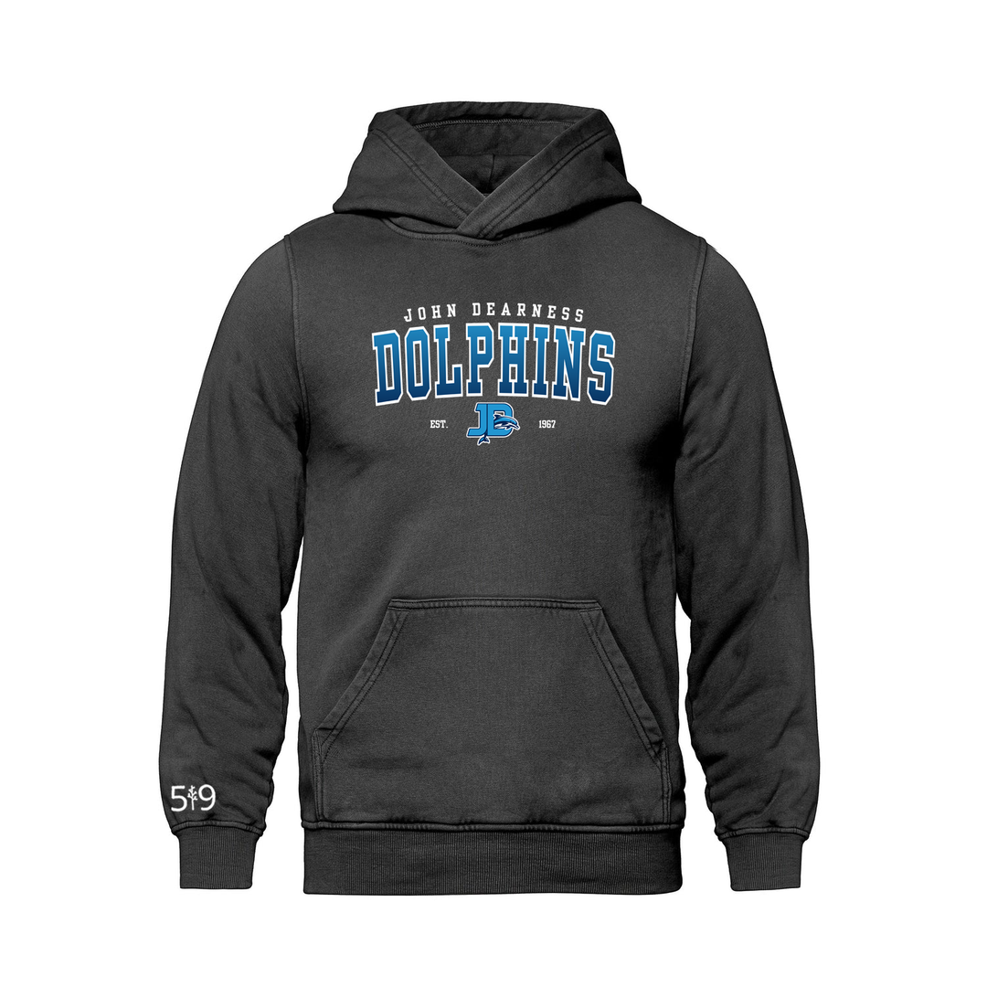 JOHN DEARNESS VARSITY RETRO HOODIE (UNISEX)
