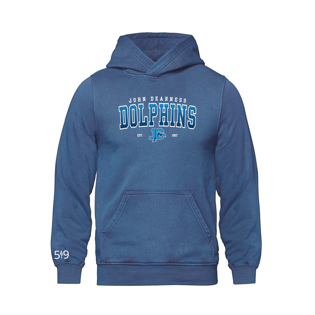 JOHN DEARNESS VARSITY RETRO HOODIE (UNISEX)