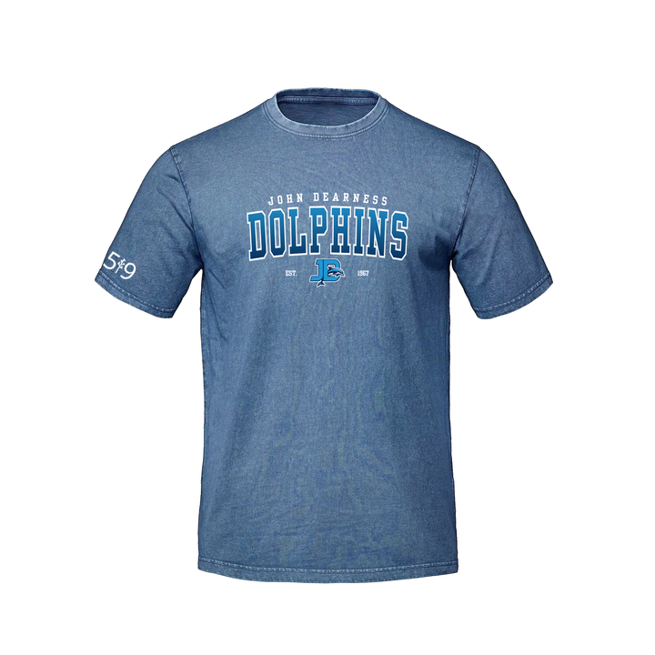 JOHN DEARNESS VARSITY RETRO TEE (UNISEX)