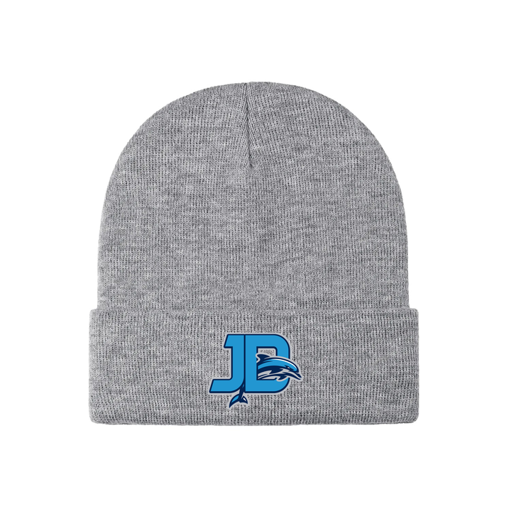 JOHN DEARNESS EMBROIDERED FLEECE-LINED TOQUE
