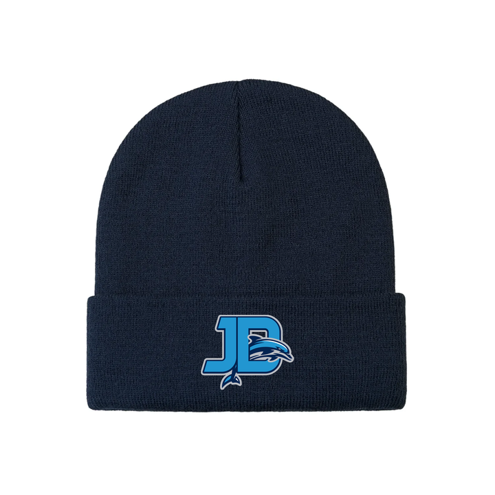 JOHN DEARNESS EMBROIDERED FLEECE-LINED TOQUE
