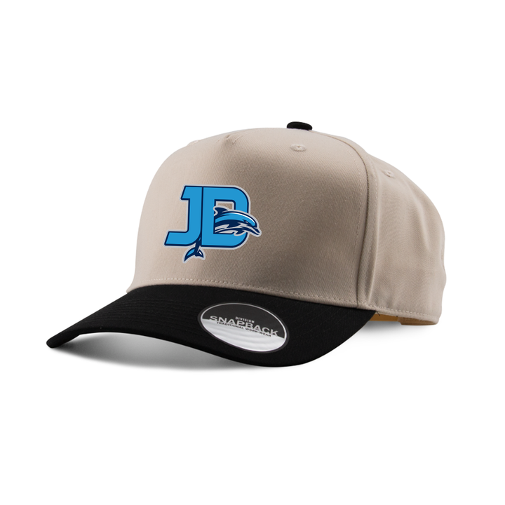 JOHN DEARNESS EMBROIDERED TWO-TONE PANEL CAP