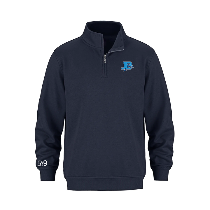 JOHN DEARNESS EMBROIDERED 1/4 ZIP (UNISEX)