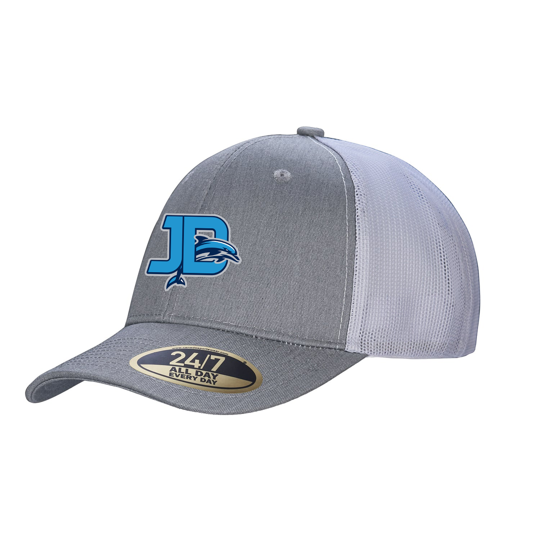 JOHN DEARNESS EMBROIDERED TRUCKER CAP