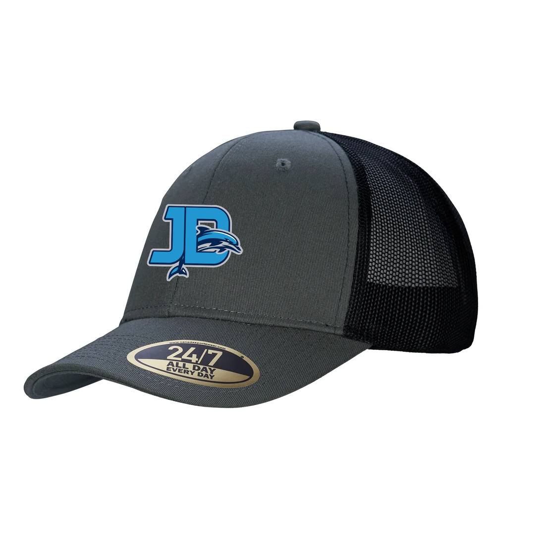 JOHN DEARNESS EMBROIDERED TRUCKER CAP