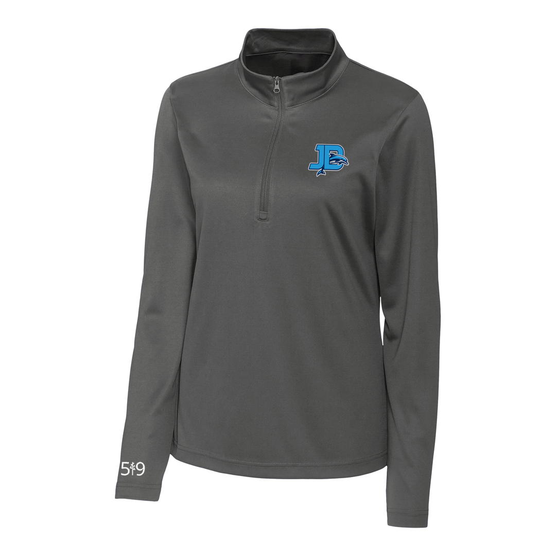JOHN DEARNESS CLASSIC ATHLETIC 1/4 ZIP (WOMENS)