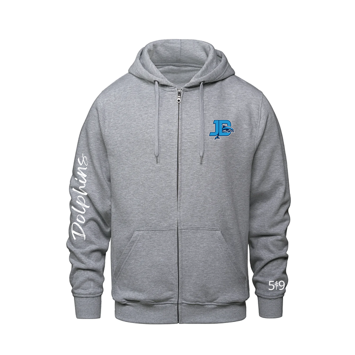 JOHN DEARNESS SIGNATURE SLEEVE ZIP-UP HOODIE (UNISEX)