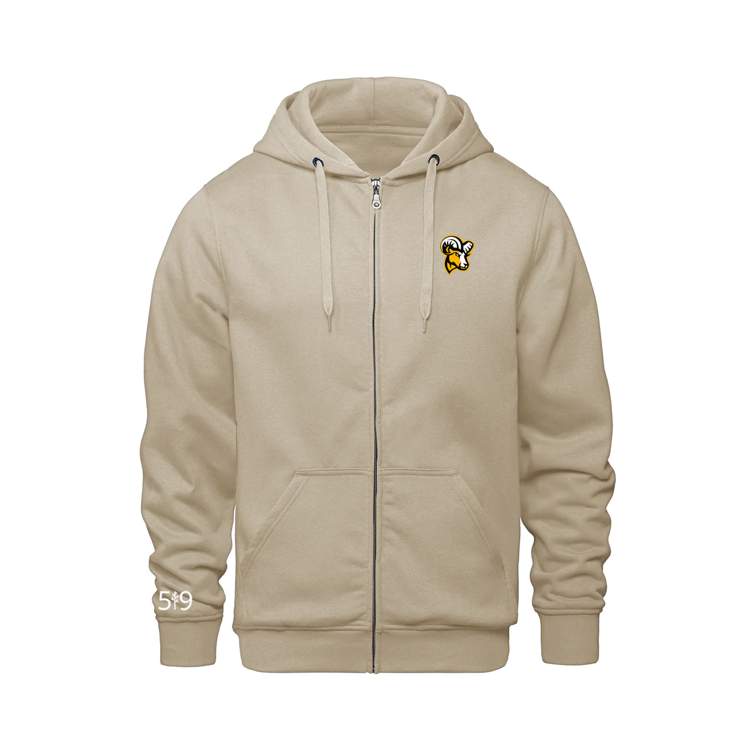 JP ROBARTS EMBROIDERED ZIP-UP HOODIE (UNISEX)