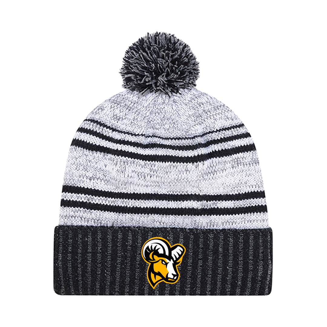 JP ROBARTS EMBROIDERED POM-POM TOQUE