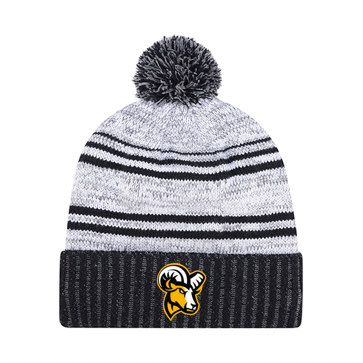 JP ROBARTS EMBROIDERED POM-POM TOQUE