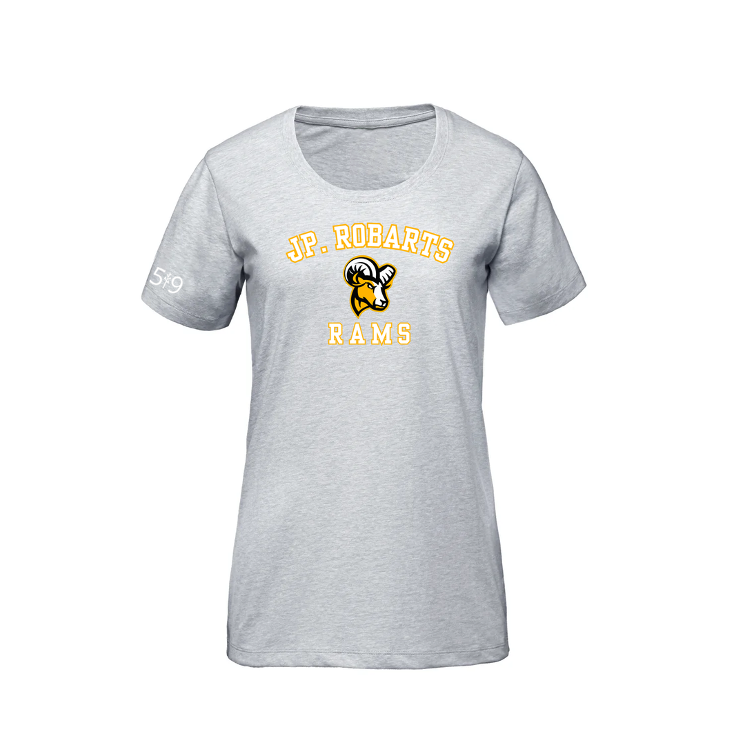 JP ROBARTS VARSITY PREMIUM TEE (WOMENS)