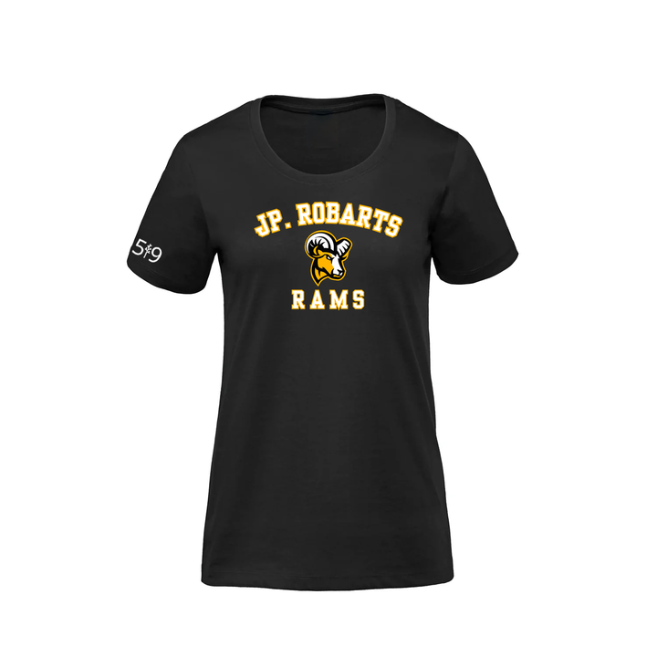 JP ROBARTS VARSITY PREMIUM TEE (WOMENS)