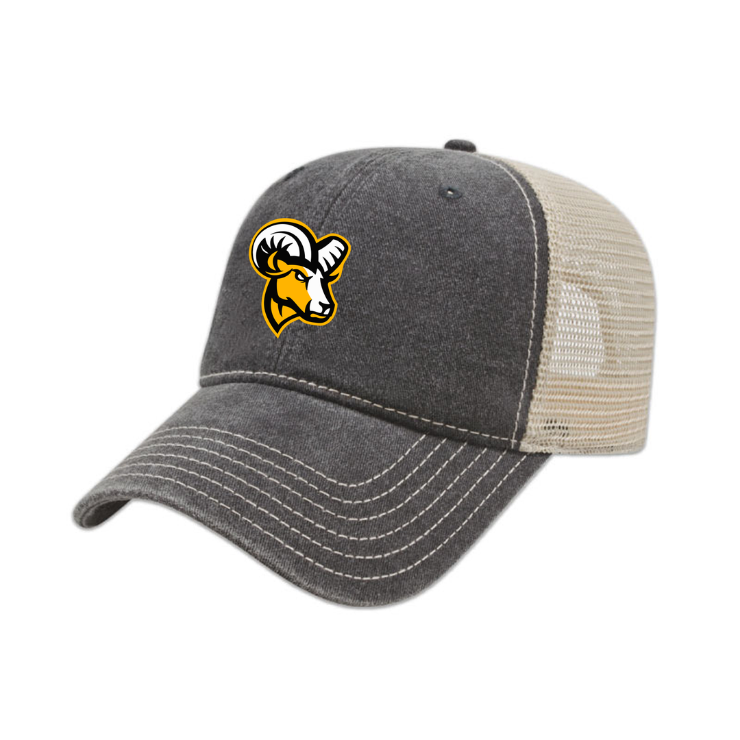 JP ROBARTS EMBROIDERED VINTAGE TRUCKER CAP