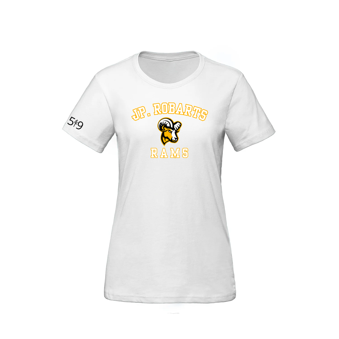 JP ROBARTS VARSITY TEE (WOMENS)