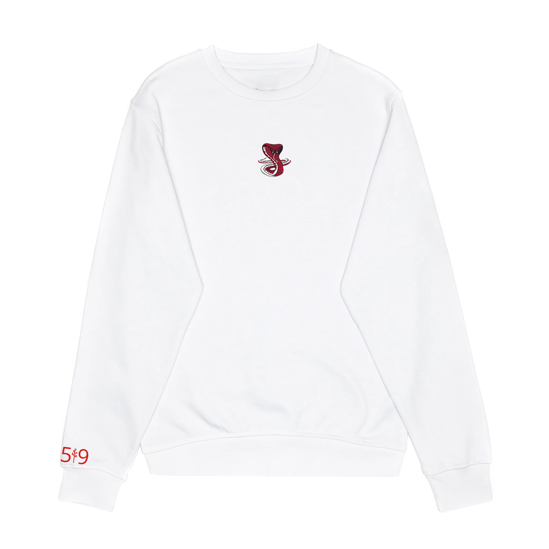 JUNE ROSE EMBROIDERED CREW (UNISEX)