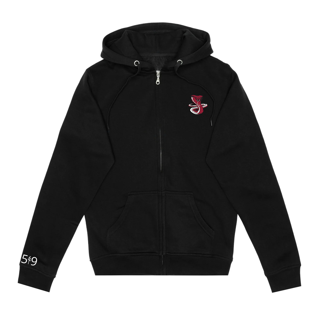 JUNE ROSE EMBROIDERED ZIP-UP (YOUTH)