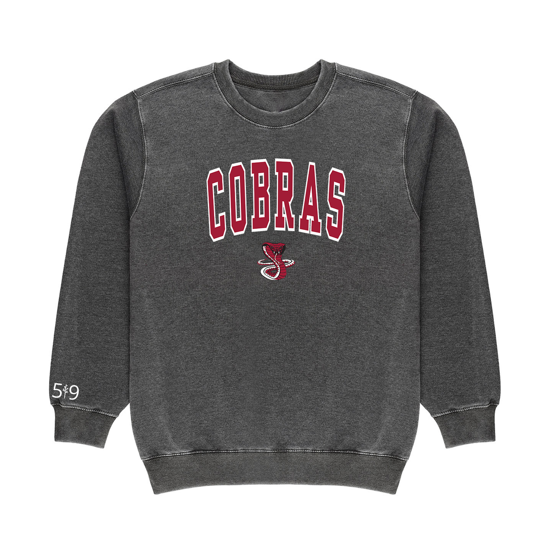 COBRAS VARSITY VINTAGE CREWNECK (UNISEX)