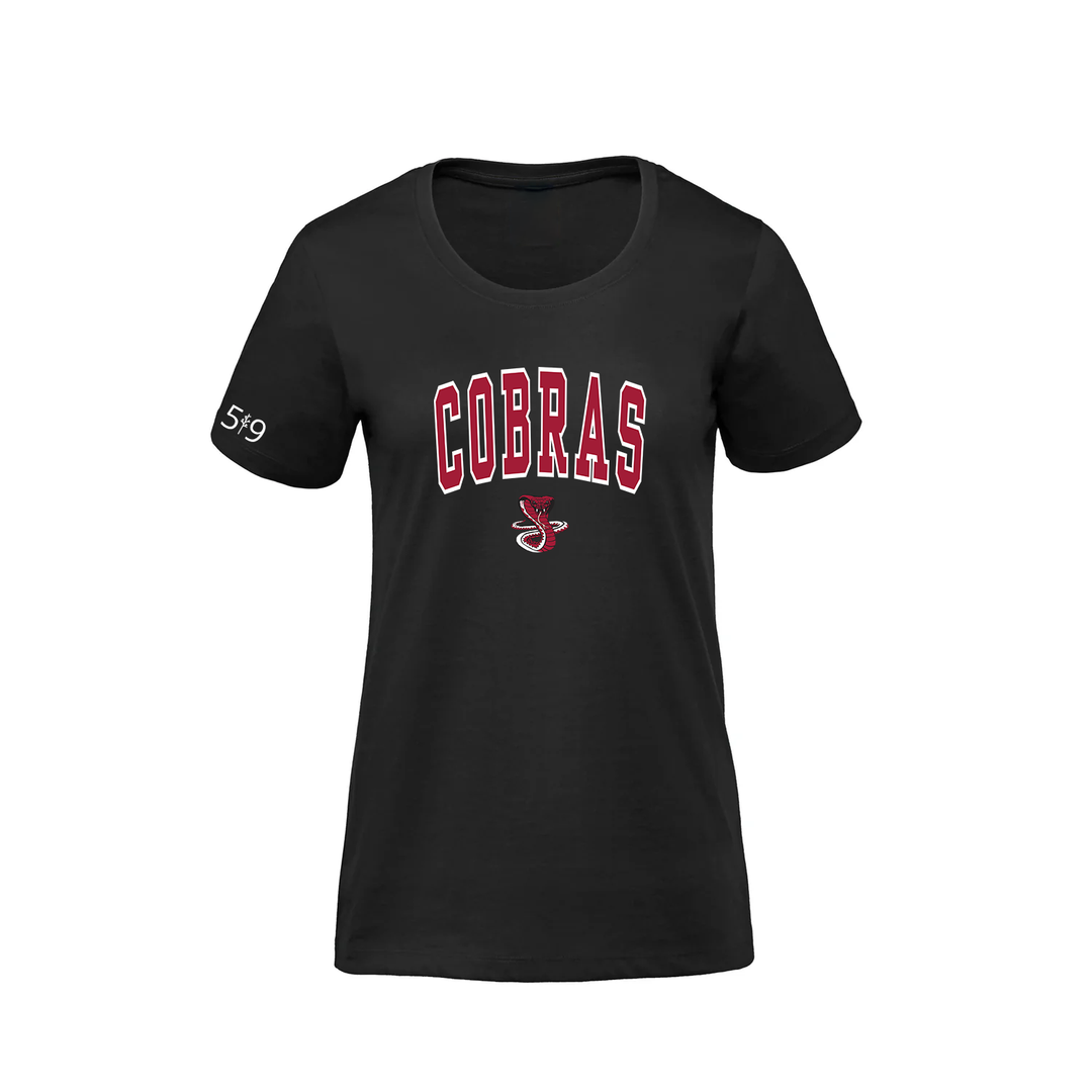 JUNE ROSE VARSITY PREMIUM TEE (WOMENS)