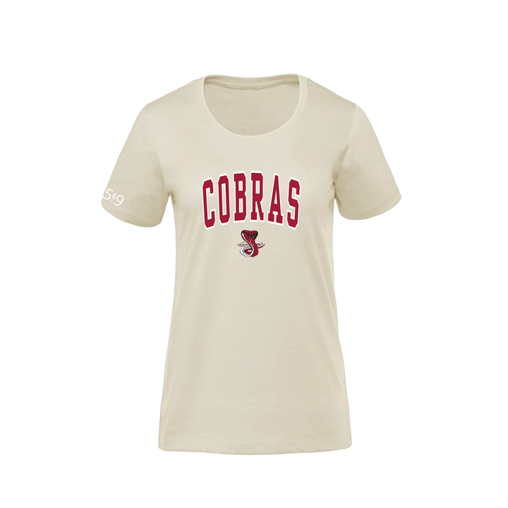 JUNE ROSE VARSITY PREMIUM TEE (WOMENS)