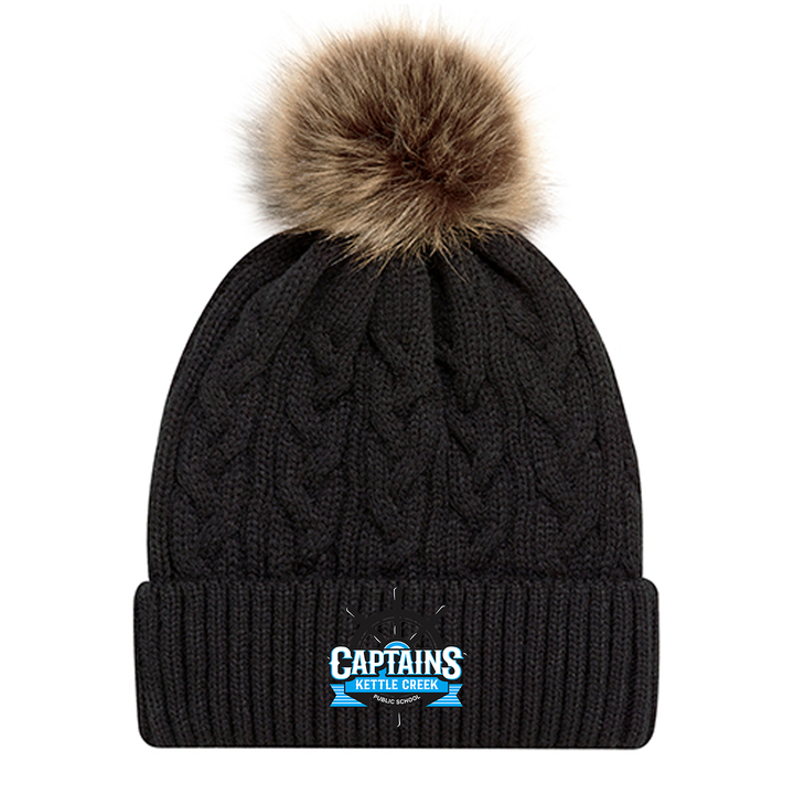 KETTLE CREEK EMBROIDERED FAUX FUR TOQUE