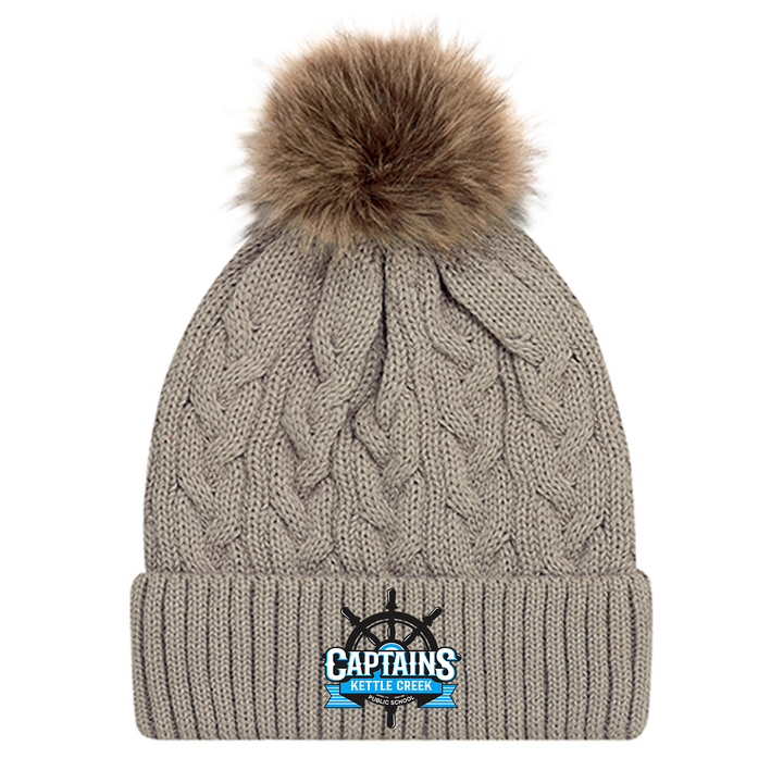 KETTLE CREEK EMBROIDERED FAUX FUR TOQUE
