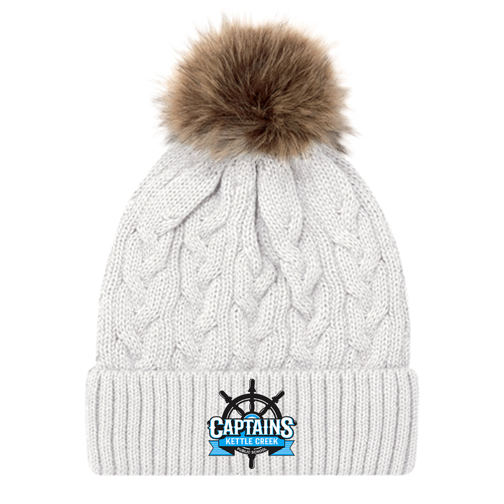 KETTLE CREEK EMBROIDERED FAUX FUR TOQUE