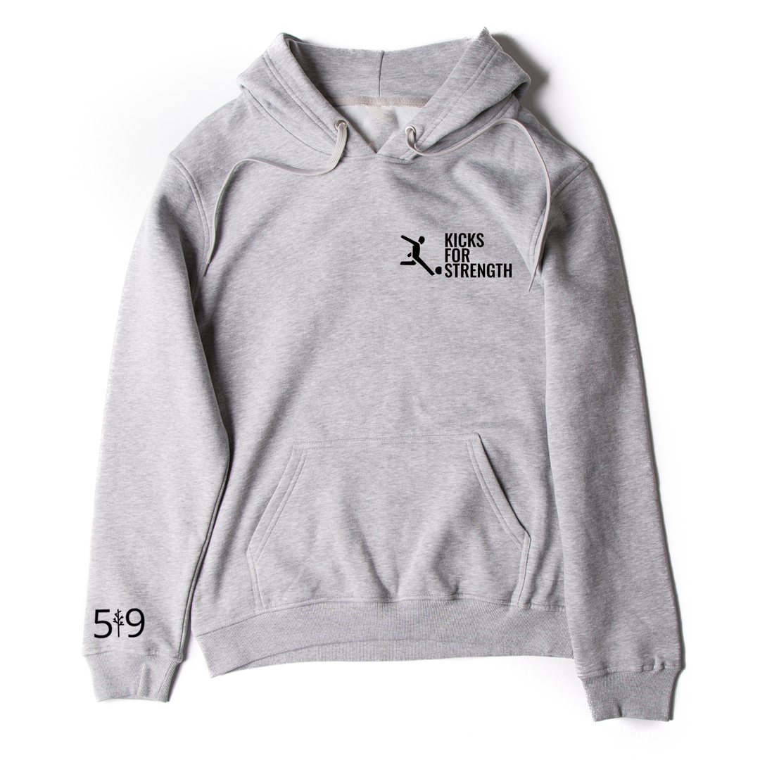 KICKS FOR STRENGTH HOODIE (UNISEX)