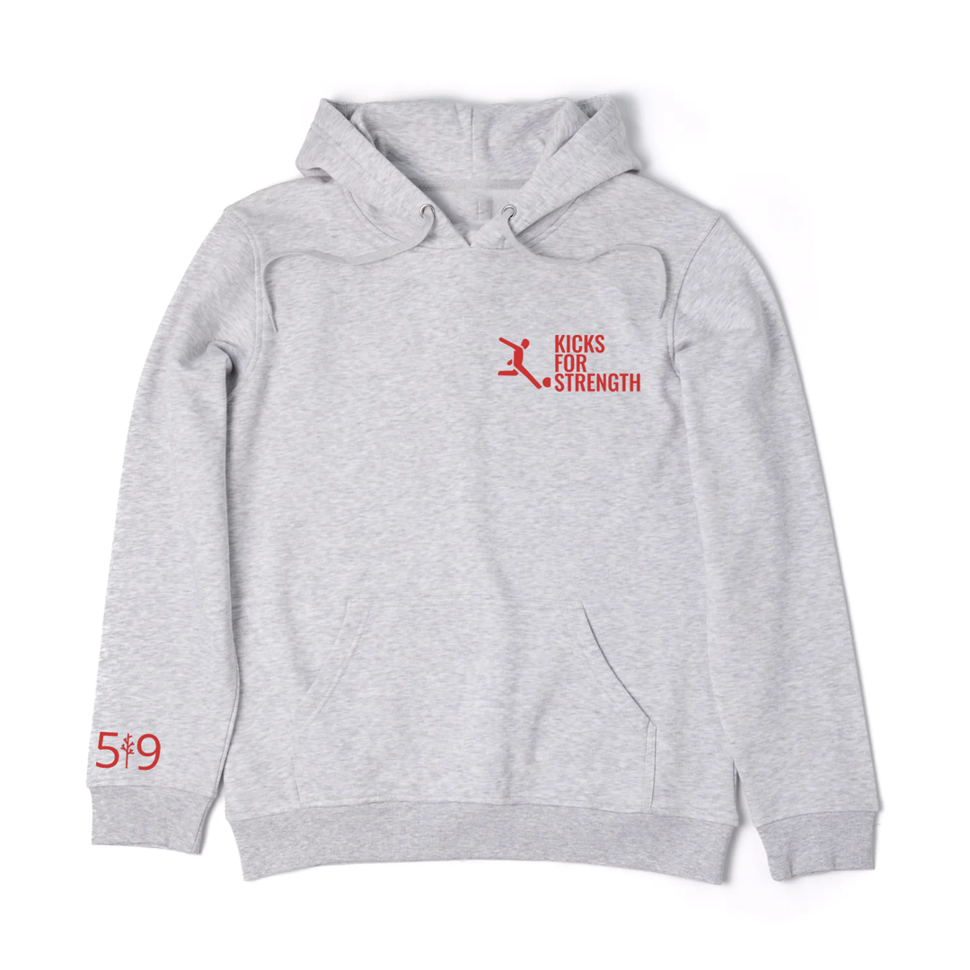 KICKS FOR STRENGTH HOODIE (UNISEX)