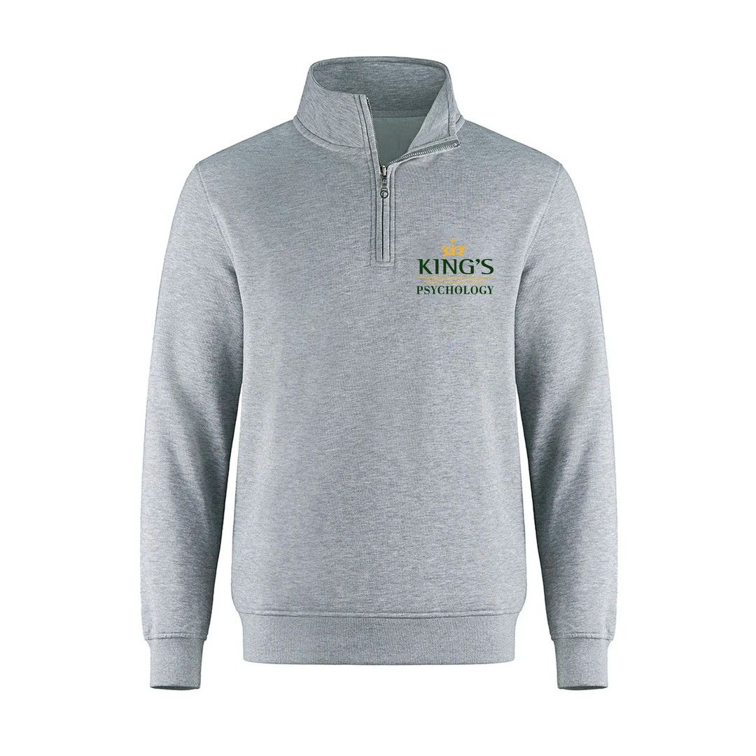 KINGS PSYCHOLOGY EMBROIDERED 1/4 ZIP (UNISEX)